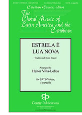 Estrela a Lua Nova SATB choral sheet music cover